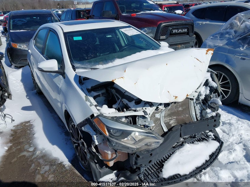 2016 Toyota Corolla VIN 5YFBURHE3GP460075 IAAI salvage auction — FRONT END, Junk (Oklahoma), sold $1,300 on 2026-07-07 (photo 1)