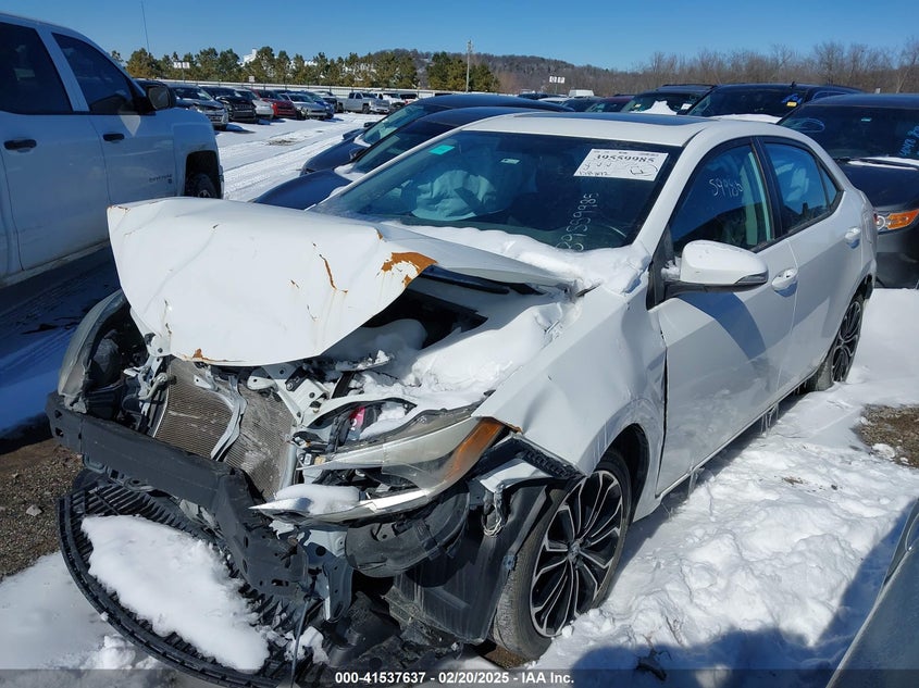 2016 Toyota Corolla VIN 5YFBURHE3GP460075 IAAI salvage auction — FRONT END, Junk (Oklahoma), sold $1,300 on 2026-07-07 (photo 2)