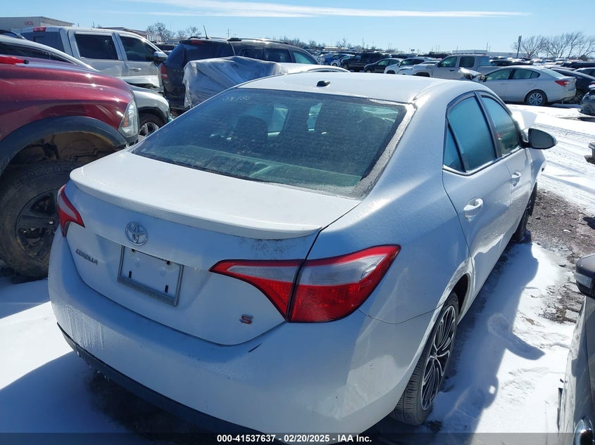2016 Toyota Corolla VIN 5YFBURHE3GP460075 IAAI salvage auction — FRONT END, Junk (Oklahoma), sold $1,300 on 2026-07-07 (photo 4)