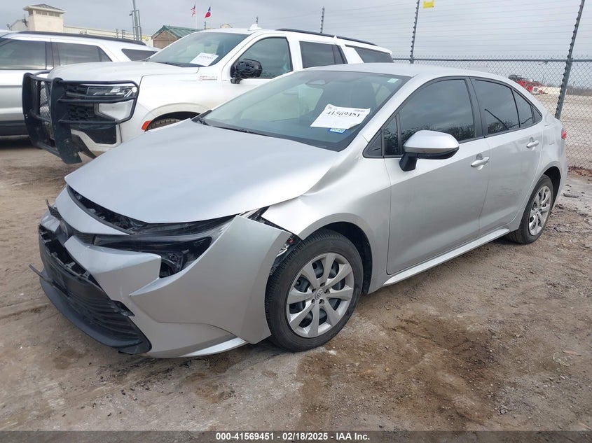 2024 Toyota Corolla VIN JTDBCMFE7R3045393 IAAI salvage auction — FRONT END, Original (Texas), sold $5,525 on 2026-07-13 (photo 2)