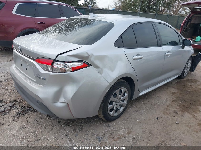 2024 Toyota Corolla VIN JTDBCMFE7R3045393 IAAI salvage auction — FRONT END, Original (Texas), sold $5,525 on 2026-07-13 (photo 4)