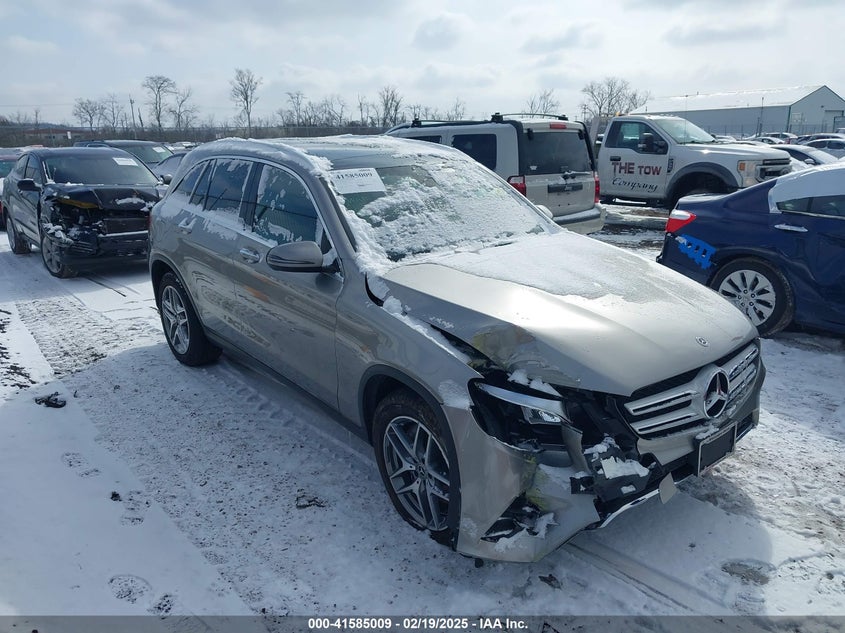 2019 MERCEDES-BENZ GLC 300 VIN WDC0G4KBXKV137822 — COPART salvage auction photo