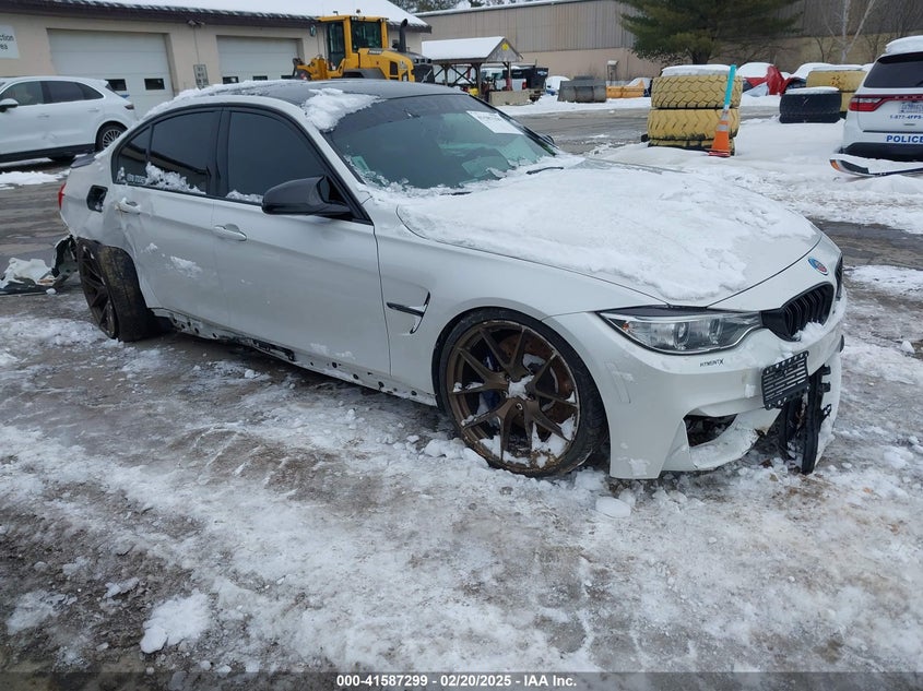 2016 BMW M3 VIN WBS8M9C59G5D31302 IAAI salvage auction — FRONT END, Salvage (New Hampshire), sold $6,100 on 2026-07-29 (photo 1)