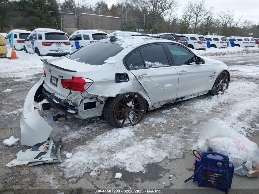2016 BMW M3 VIN WBS8M9C59G5D31302 IAAI salvage auction — FRONT END, Salvage (New Hampshire), sold $6,100 on 2026-07-29 (photo 4)