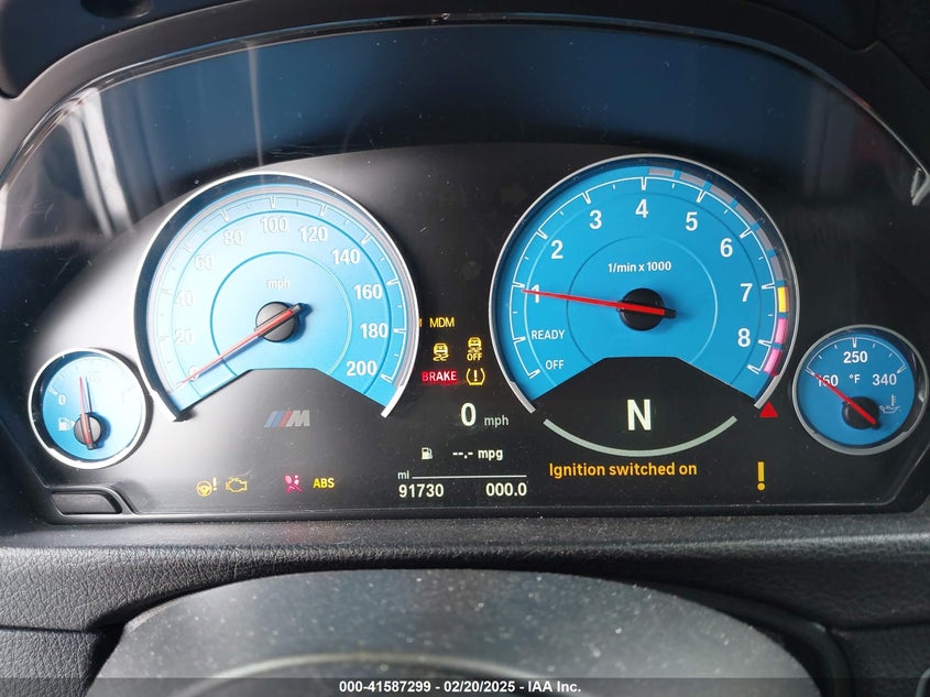 2016 BMW M3 VIN WBS8M9C59G5D31302 IAAI salvage auction — FRONT END, Salvage (New Hampshire), sold $6,100 on 2026-07-29 (photo 7)