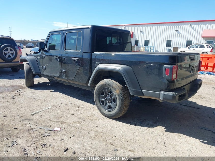 2023 Jeep Gladiator VIN 1C6HJTAG0PL574465 IAAI salvage auction — FRONT END, Salvage Title, sold $12,400 on 2026-07-28 (photo 3)