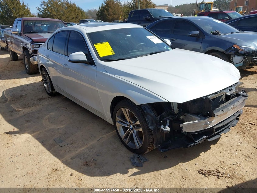 2018 BMW 330I VIN WBA8D9C53JEM34028 — COPART salvage auction photo