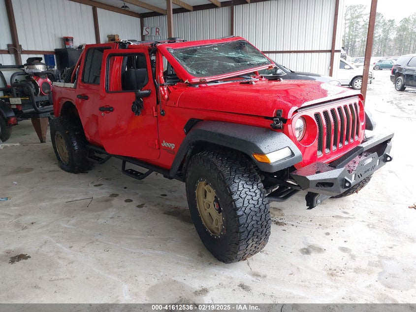 2019 Jeep Wrangler unlimited VIN 1C4HJXDN6KW537535 — IAAI salvage auction photo