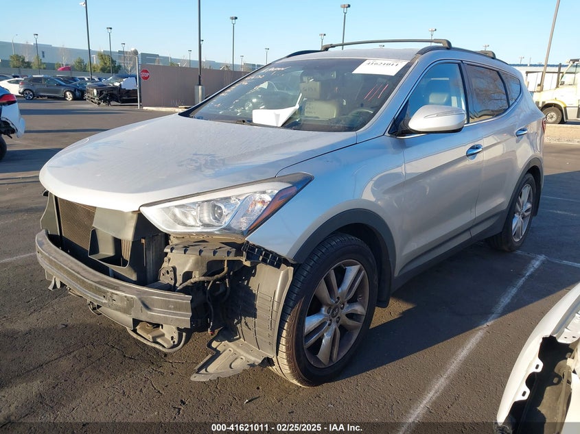 2014 Hyundai Santa fe sport VIN 5XYZU3LA1EG157068 IAAI salvage auction — RIGHT FRONT, Salvage Title, sold $2,000 on 2026-07-31 (photo 2)