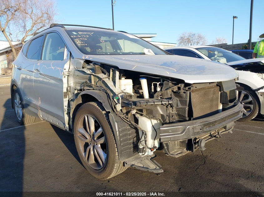 2014 Hyundai Santa fe sport VIN 5XYZU3LA1EG157068 IAAI salvage auction — RIGHT FRONT, Salvage Title, sold $2,000 on 2026-07-31 (photo 6)