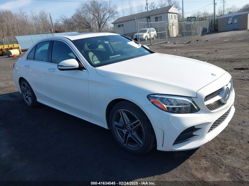 2020 MERCEDES-BENZ C 300 VIN 55SWF8EB9LU324490 — COPART salvage auction photo