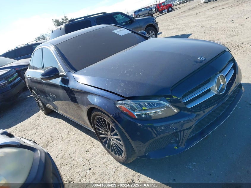 2020 MERCEDES-BENZ C 300 VIN W1KWF8DB6LR596496 — COPART salvage auction photo