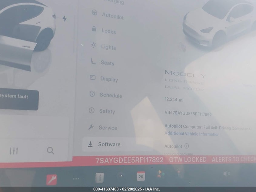 2024 Tesla Model y VIN 7SAYGDEE5RF117892 IAAI salvage auction — FRONT END, Bill Of Sale (Washington), sold $13,725 on 2026-07-08 (photo 7)