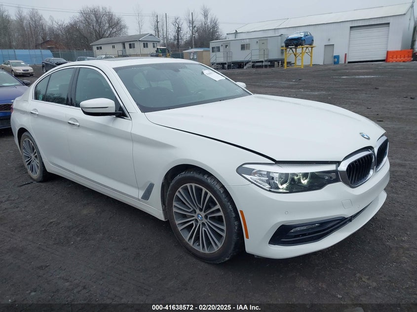2018 BMW 530I VIN WBAJA7C5XJG908009 — COPART salvage auction photo