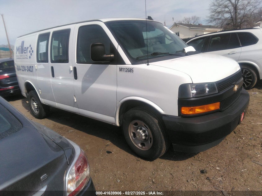 2020 CHEVROLET EXPRESS CARGO VIN 1GCWGAFG7L1263293 — COPART salvage auction photo