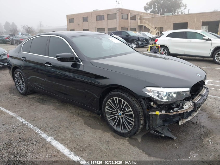 2018 BMW 530I VIN WBAJA5C53JWA37371 — COPART salvage auction photo