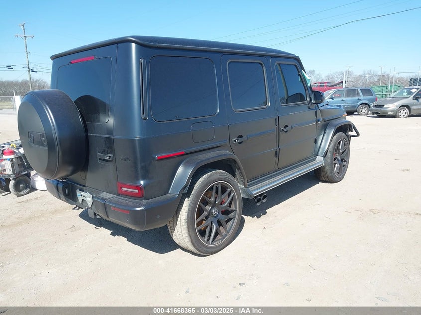 2024 Mercedes-benz G-class VIN W1NYC7HJ4RX491590 IAAI salvage auction — FRONT & REAR, Salvage (Tennessee), sold $117,000 on 2026-08-17 (photo 4)