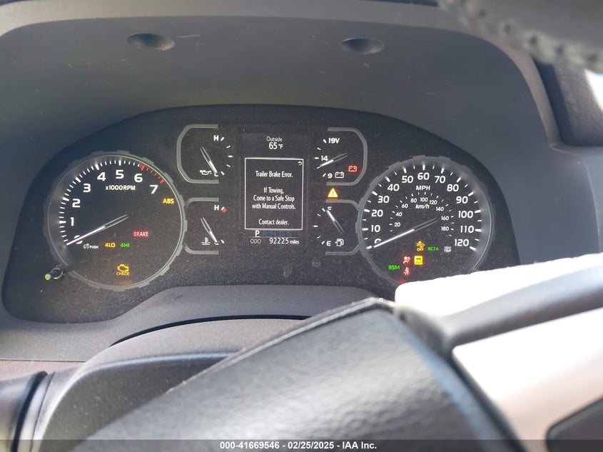 2019 Toyota Tundra VIN 5TFHY5F17KX866880 IAAI salvage auction — FRONT END, Salvage Title, sold $9,200 on 2026-07-21 (photo 7)