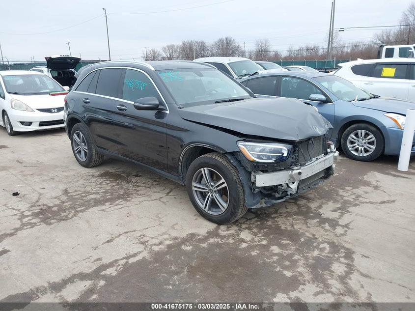 2020 MERCEDES-BENZ GLC 300 VIN WDC0G8EB4LF716724 — COPART salvage auction photo