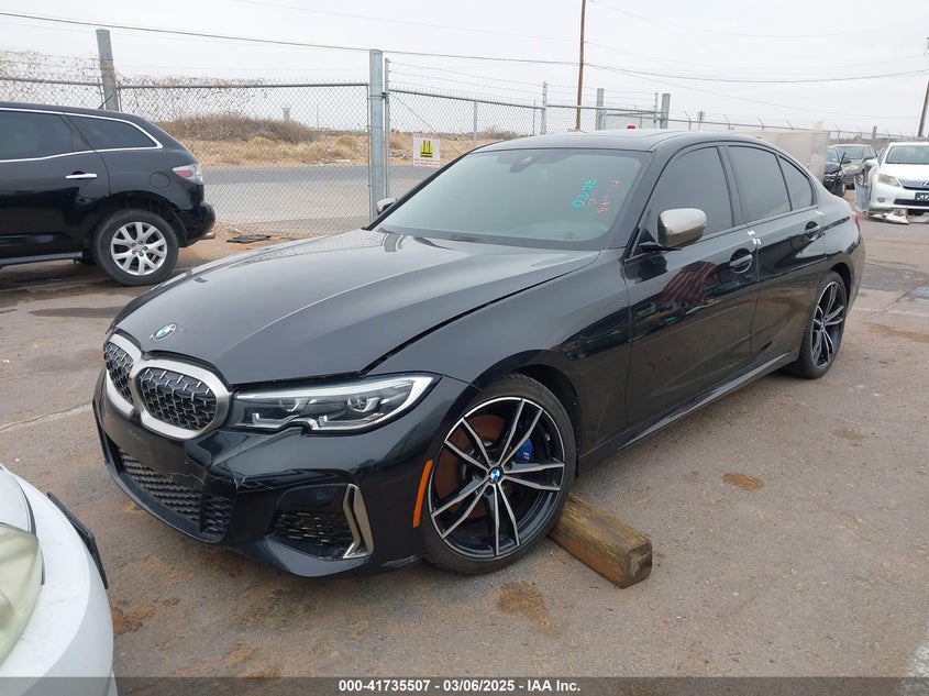 2020 BMW 3 series VIN WBA5U7C0XLAF54160 IAAI salvage auction — THEFT, Clear - Dealer Only (California), sold $21,675 on 2026-08-19 (photo 2)
