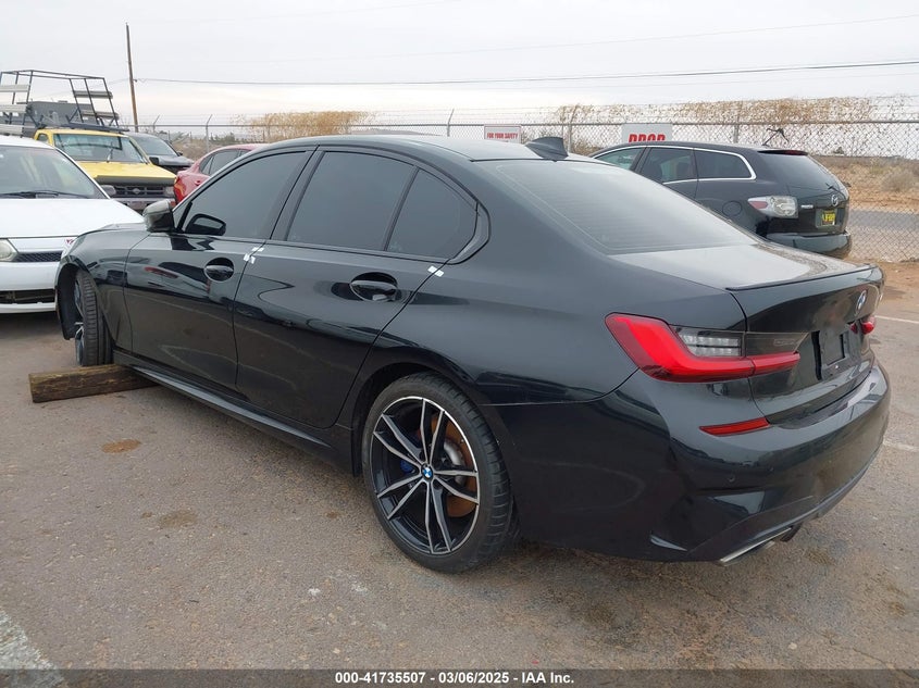 2020 BMW 3 series VIN WBA5U7C0XLAF54160 IAAI salvage auction — THEFT, Clear - Dealer Only (California), sold $21,675 on 2026-08-19 (photo 3)