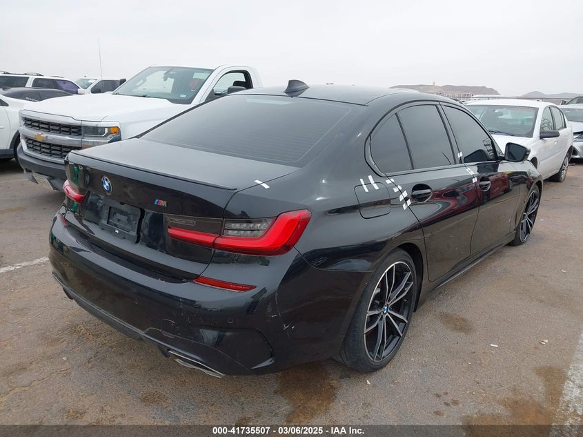 2020 BMW 3 series VIN WBA5U7C0XLAF54160 IAAI salvage auction — THEFT, Clear - Dealer Only (California), sold $21,675 on 2026-08-19 (photo 4)