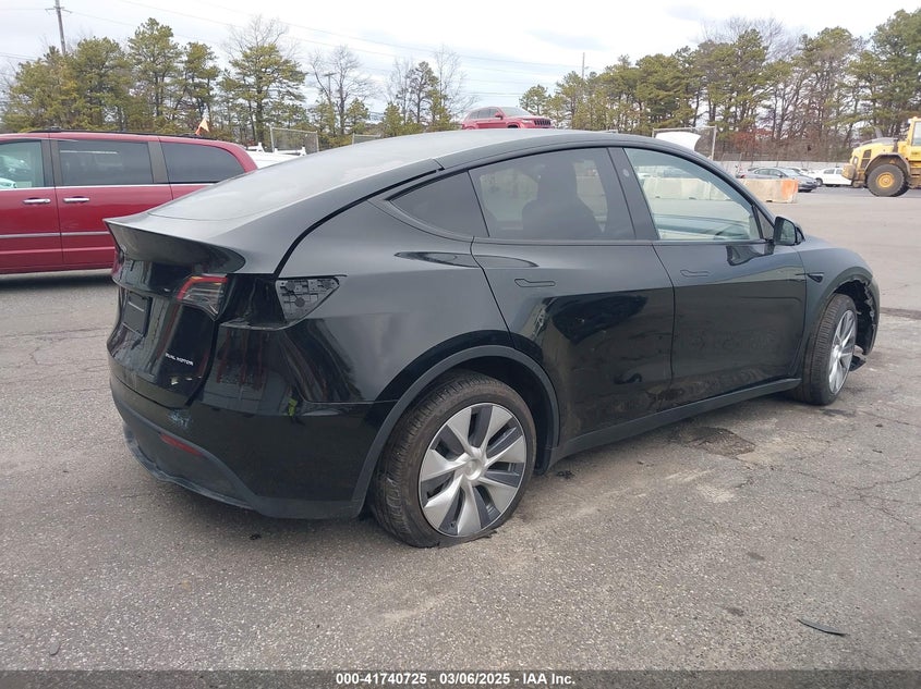 2023 Tesla Model y VIN 7SAYGDEE2PA187134 IAAI salvage auction — FRONT END, Salvage (New Jersey), sold $9,600 on 2026-07-30 (photo 4)