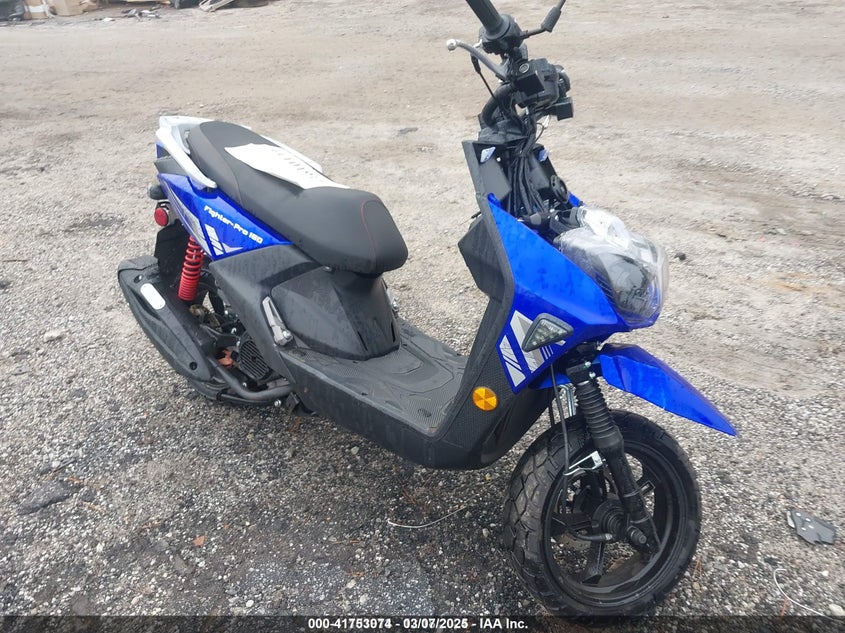 2024 Scooter fengyuan Bws VIN H0DTADFR1RX086686 IAAI salvage auction — ALL OVER, Salvage Title, sold $25 on 2026-07-08 (photo 1)