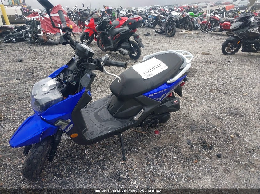 2024 Scooter fengyuan Bws VIN H0DTADFR1RX086686 IAAI salvage auction — ALL OVER, Salvage Title, sold $25 on 2026-07-08 (photo 2)