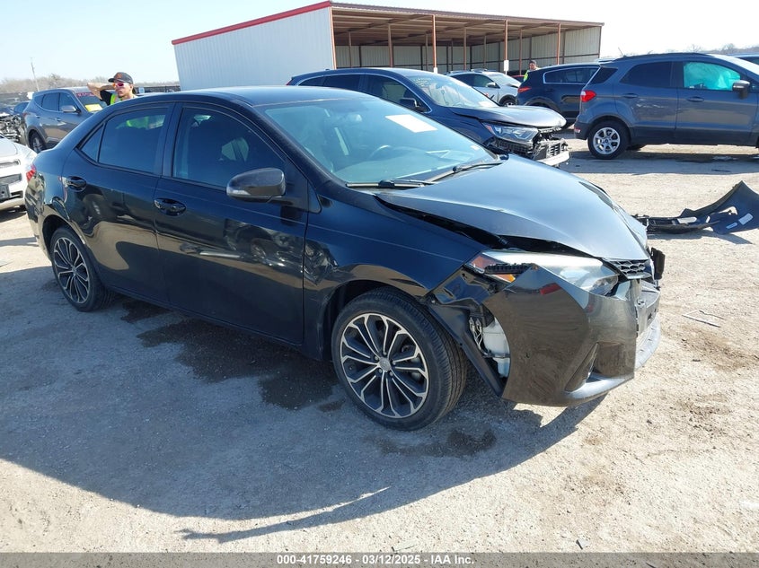 2015 TOYOTA COROLLA VIN 5YFBURHE3FP278407 COPART salvage auction — Front End, Clear (Texas), sold $4,400 on 2025-04-22 (photo 1)