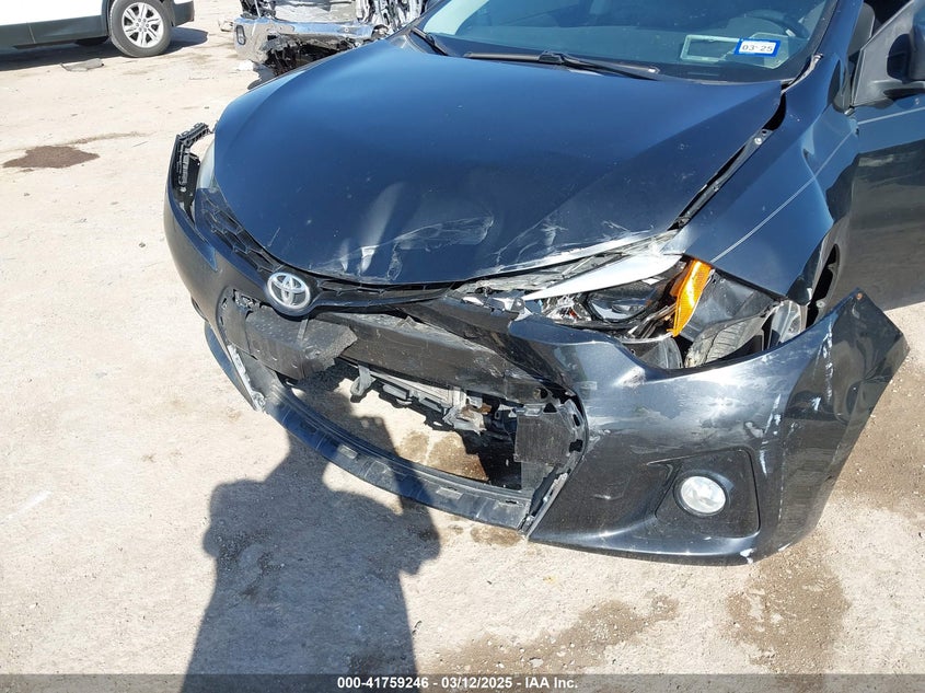 2015 TOYOTA COROLLA VIN 5YFBURHE3FP278407 COPART salvage auction — Front End, Clear (Texas), sold $4,400 on 2025-04-22 (photo 6)