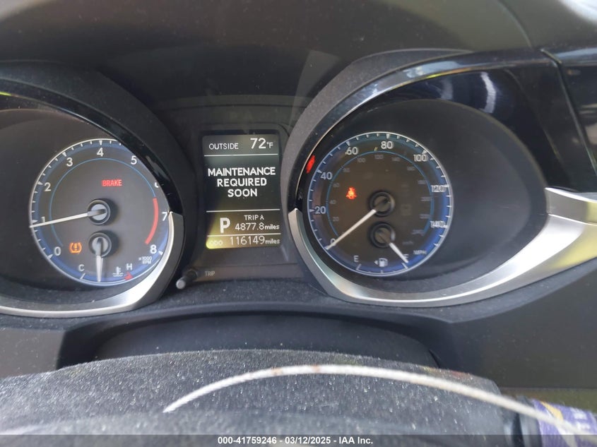 2015 TOYOTA COROLLA VIN 5YFBURHE3FP278407 COPART salvage auction — Front End, Clear (Texas), sold $4,400 on 2025-04-22 (photo 7)