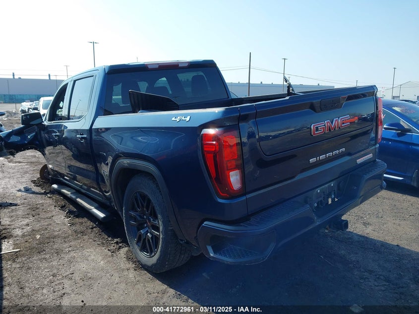2022 Gmc SIERRA VIN 3GTP9GEK4NG109409 COPART salvage auction — Left Front, Salvage (New York), sold $11,850 on 2025-04-09 (photo 3)
