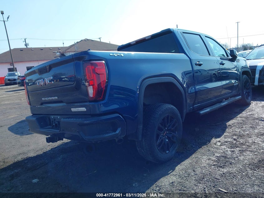 2022 Gmc SIERRA VIN 3GTP9GEK4NG109409 COPART salvage auction — Left Front, Salvage (New York), sold $11,850 on 2025-04-09 (photo 4)
