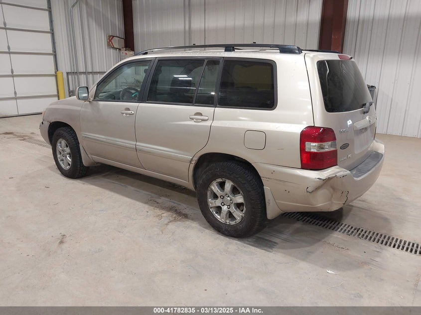 2007 Toyota Highlander VIN JTEEP21A570207672 IAAI salvage auction — FRONT & REAR, Clear (Utah), sold $275 on 2026-07-13 (photo 3)
