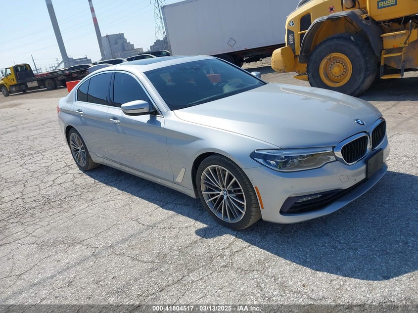2017 BMW 530I VIN WBAJA7C56HG457655 — COPART salvage auction photo