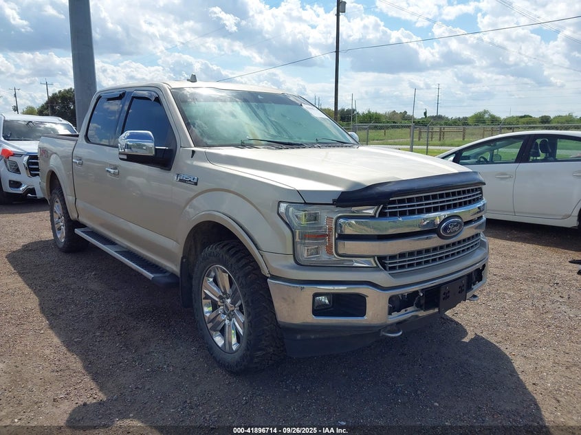 2018 Ford F-150 VIN 1FTEW1EG5JFD31722 IAAI salvage auction — RIGHT FRONT, Salvage Title, sold $8,100 on 2026-08-01 (photo 1)