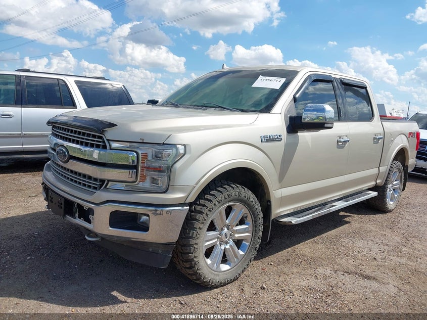 2018 Ford F-150 VIN 1FTEW1EG5JFD31722 IAAI salvage auction — RIGHT FRONT, Salvage Title, sold $8,100 on 2026-08-01 (photo 2)