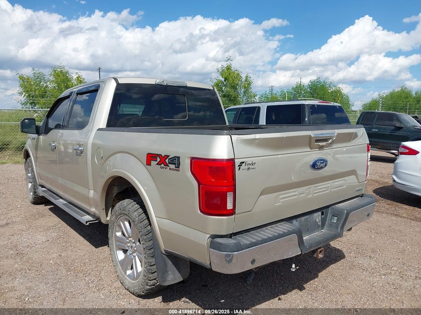 2018 Ford F-150 VIN 1FTEW1EG5JFD31722 IAAI salvage auction — RIGHT FRONT, Salvage Title, sold $8,100 on 2026-08-01 (photo 3)