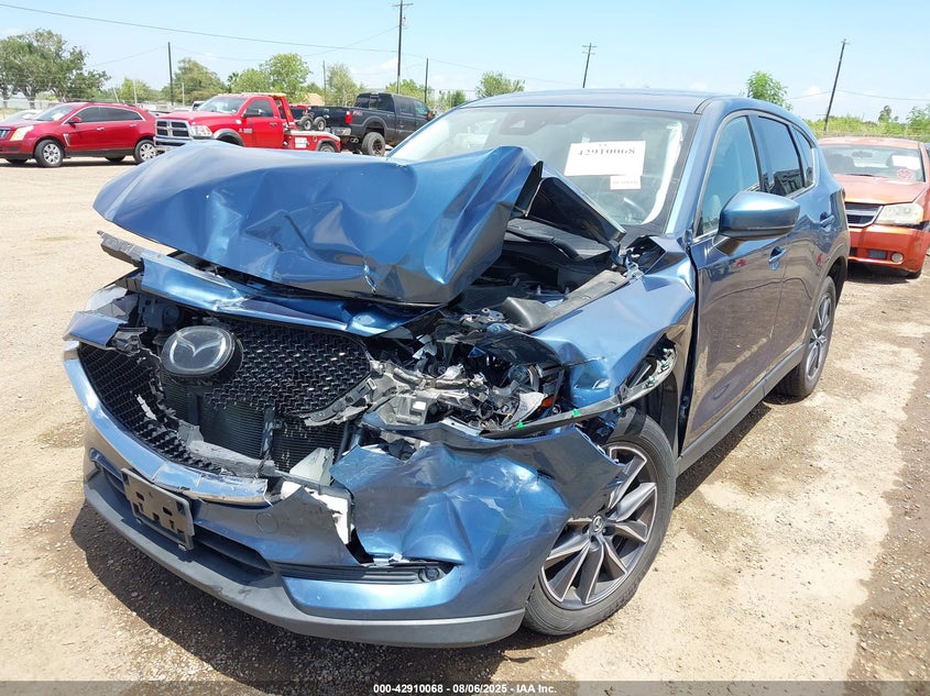 2018 Mazda Cx-5 VIN JM3KFBDM5J0349759 IAAI salvage auction — FRONT END, Salvage Title, sold $2,500 on 2026-07-26 (photo 2)