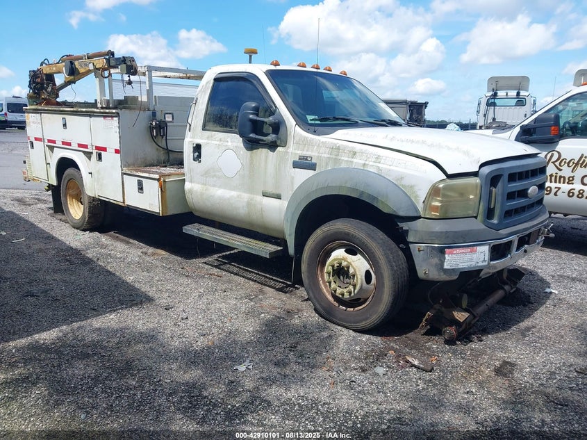 2007 Ford F550 VIN 1FDAF57P17EA59649 IAAI salvage auction — MECHANICAL, Clear (Virginia), sold $225 on 2026-07-08 (photo 1)