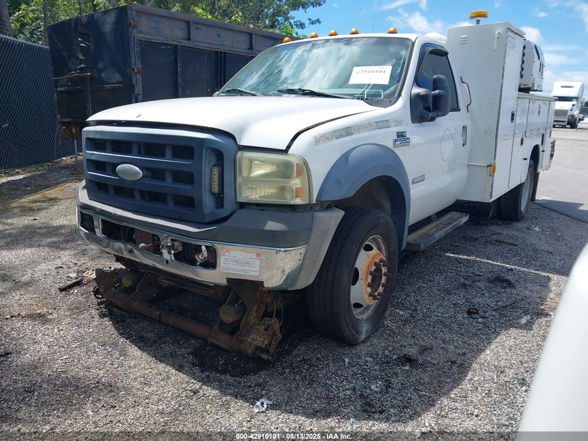 2007 Ford F550 VIN 1FDAF57P17EA59649 IAAI salvage auction — MECHANICAL, Clear (Virginia), sold $225 on 2026-07-08 (photo 2)