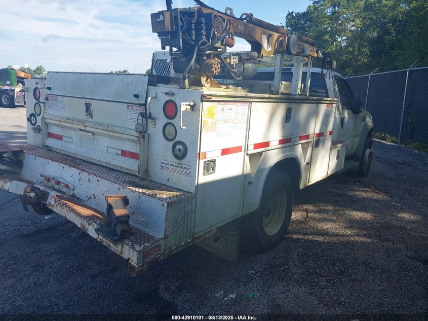 2007 Ford F550 VIN 1FDAF57P17EA59649 IAAI salvage auction — MECHANICAL, Clear (Virginia), sold $225 on 2026-07-08 (photo 4)