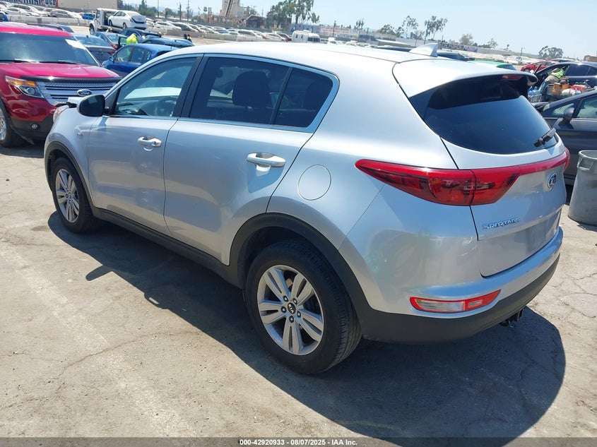 2017 Kia Sportage VIN KNDPMCAC9H7063873 IAAI salvage auction — FRONT END, Salvage (California), sold $1,300 on 2026-07-22 (photo 3)