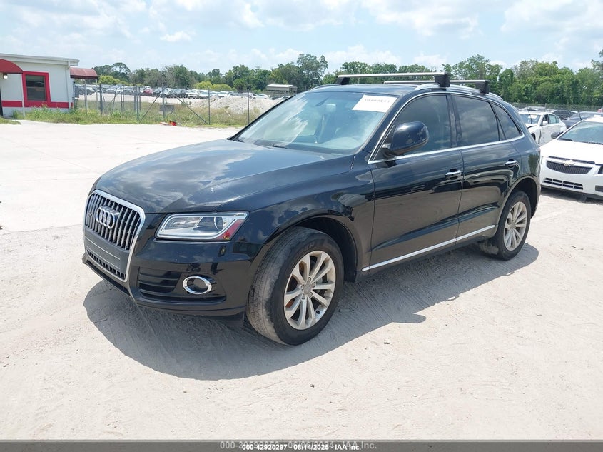 2015 Audi Q5 VIN WA1LFAFP5FA049004 IAAI salvage auction — RIGHT FRONT, Rebuildable (Florida), sold $2,625 on 2026-07-15 (photo 2)