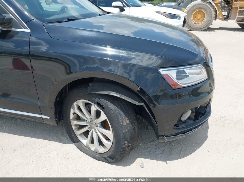 2015 Audi Q5 VIN WA1LFAFP5FA049004 IAAI salvage auction — RIGHT FRONT, Rebuildable (Florida), sold $2,625 on 2026-07-15 (photo 6)