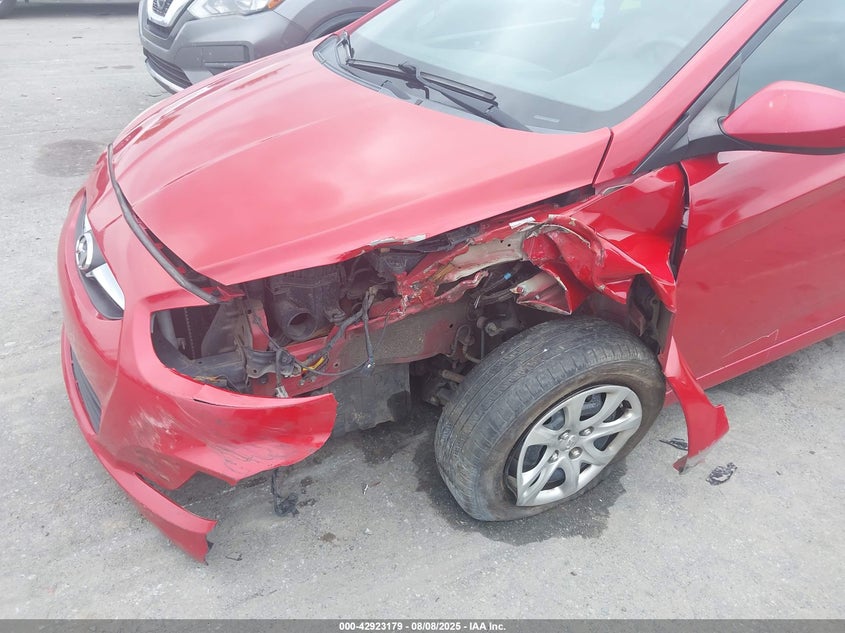 2013 Hyundai Accent VIN KMHCT4AE1DU511121 IAAI salvage auction — FRONT END, Salvage Title, sold $525 on 2026-07-20 (photo 6)