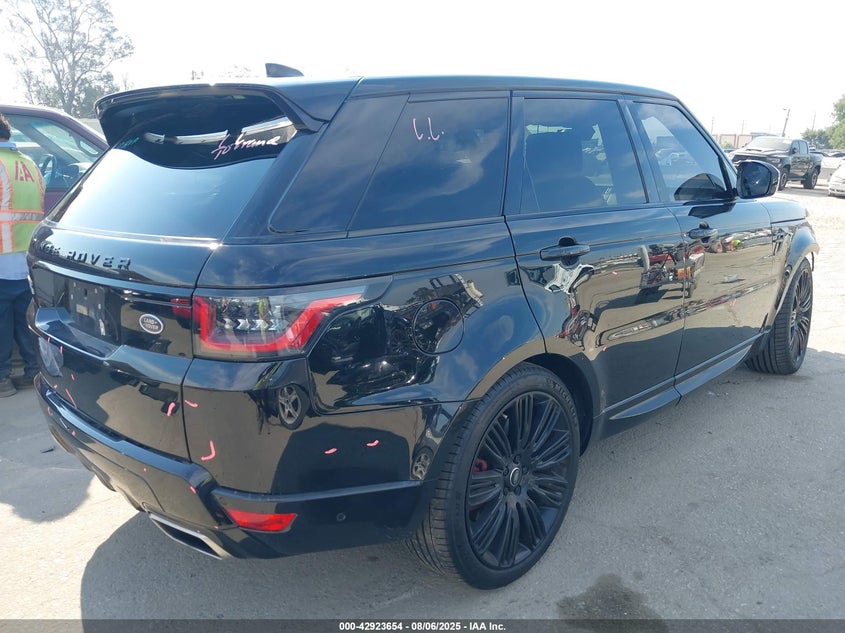 2019 Land rover Range rover sport VIN SALWR2RE8KA828197 IAAI salvage auction — FRONT END, Salvage (California), sold $17,100 on 2026-07-15 (photo 4)