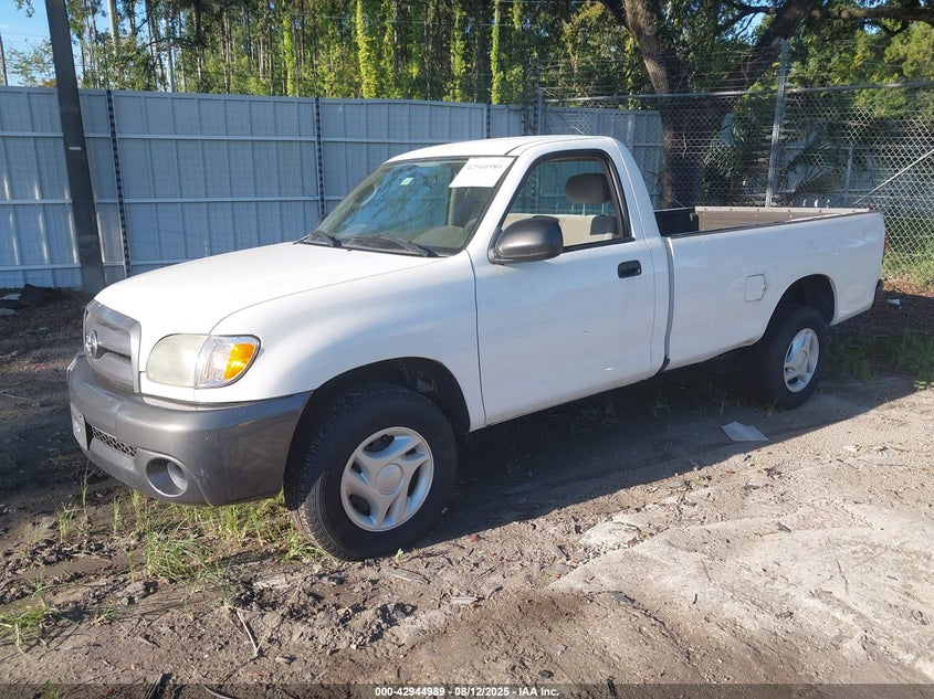 2003 Toyota Tundra VIN 5TBJN32113S436055 IAAI salvage auction — NORMAL WEAR, Clear (Florida), sold $6,900 on 2026-07-08 (photo 2)