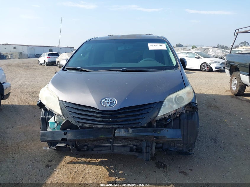 2012 Toyota Sienna VIN 5TDKK3DC2CS260829 IAAI salvage auction — FRONT END, Salvage Title, sold $1,475 on 2026-07-13 (photo 6)